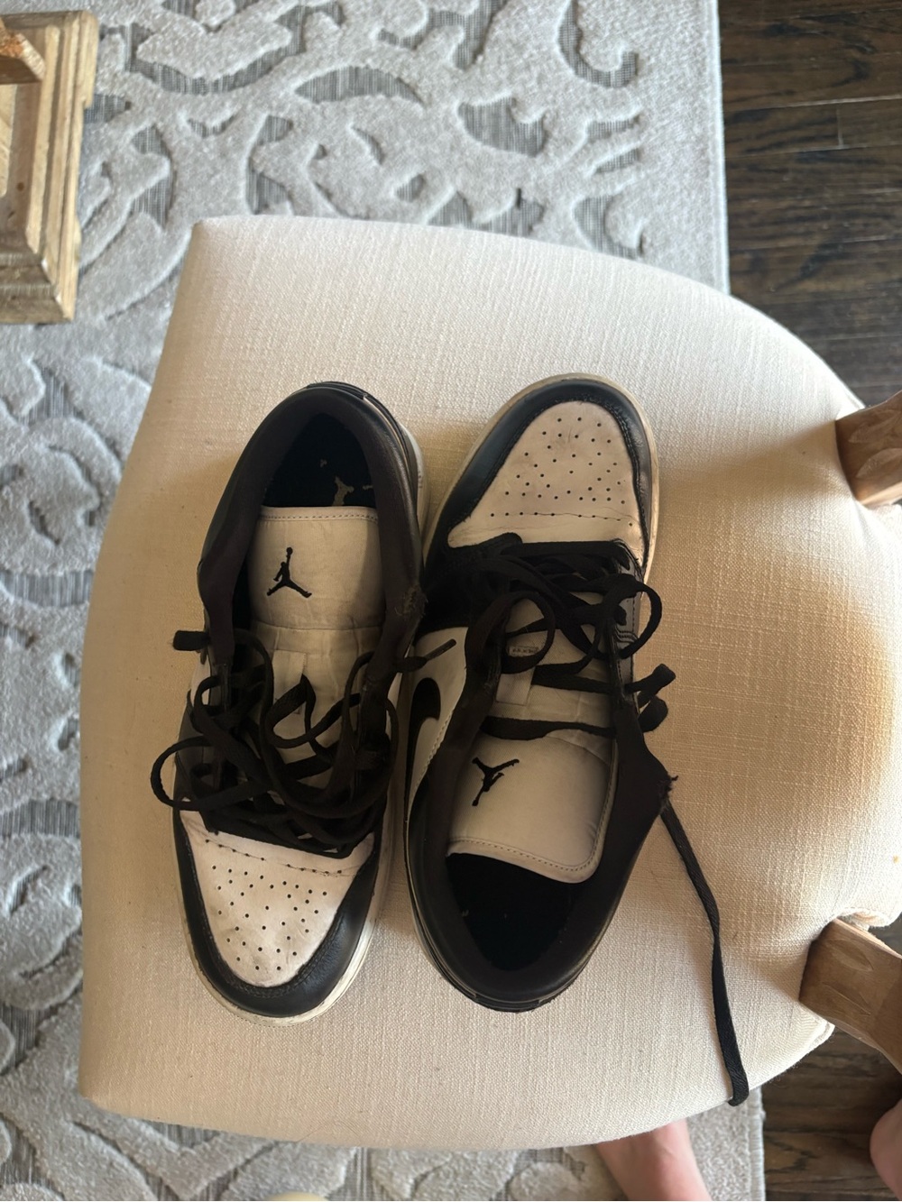 Nike Black and White Low-Top Sneakers